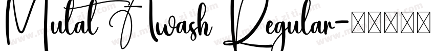 Mulat Awash Regular字体转换